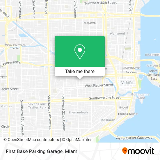 First Base Parking Garage map