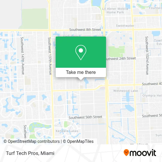 Turf Tech Pros map