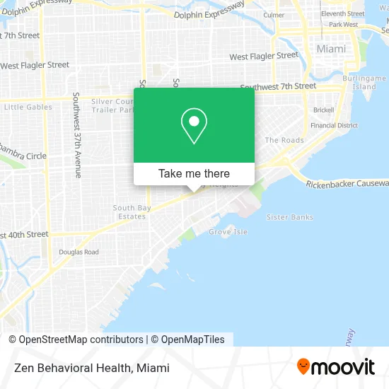 Zen Behavioral Health map