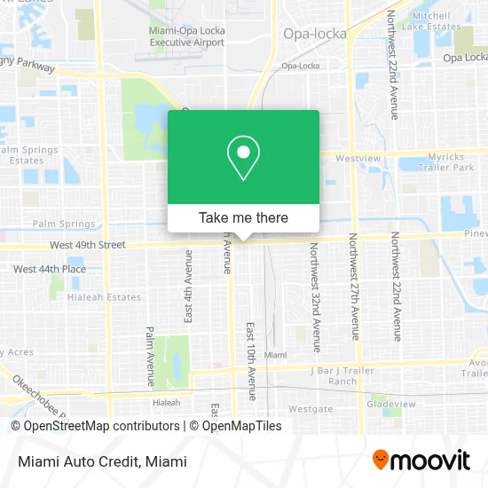 Miami Auto Credit map