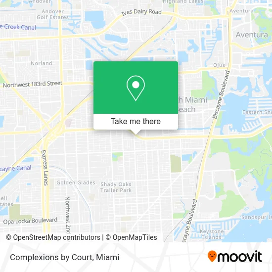 Complexions by Court map