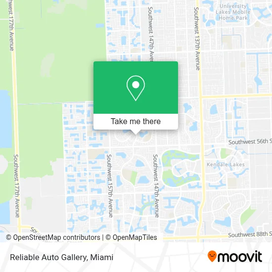 Reliable Auto Gallery map