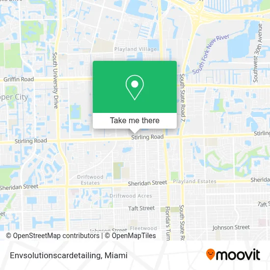 Envsolutionscardetailing map