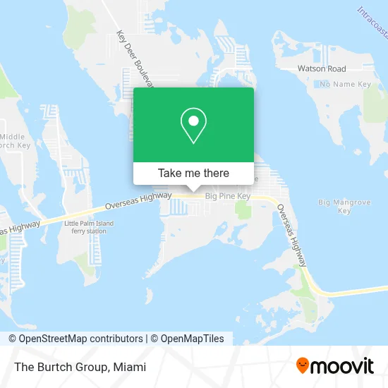 The Burtch Group map