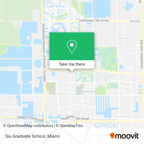 Siu Graduate School map