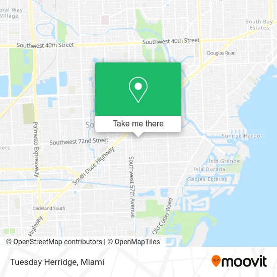 Tuesday Herridge map