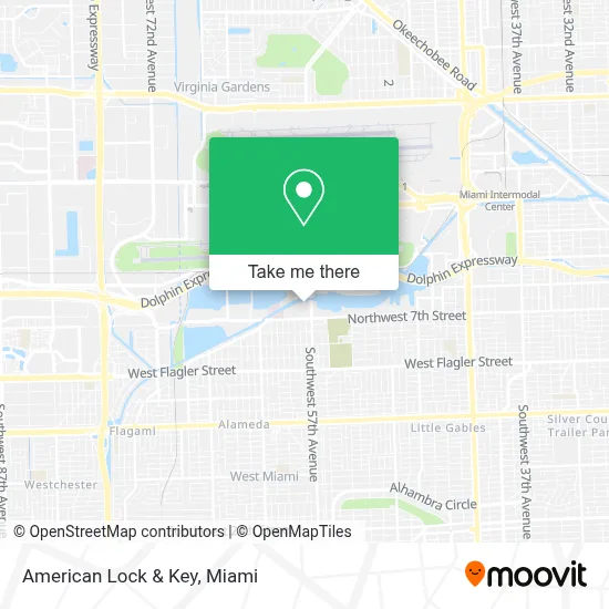 American Lock & Key map