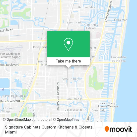 Signature Cabinets Custom Kitchens & Closets map