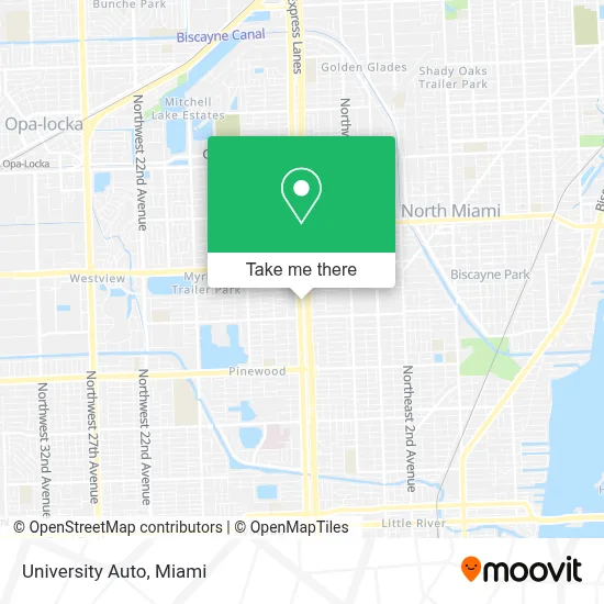 University Auto map