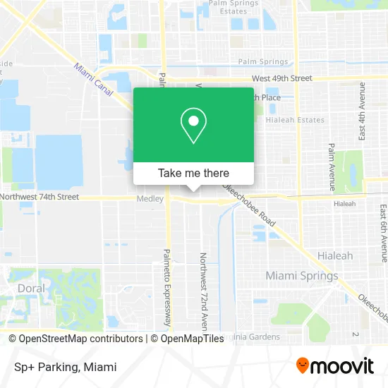 Sp+ Parking map