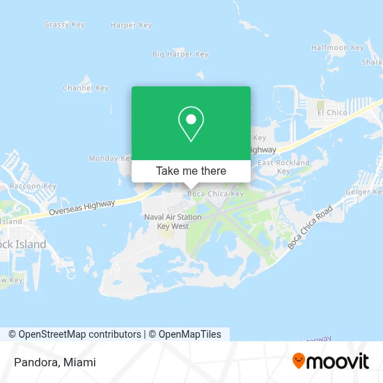 Pandora map