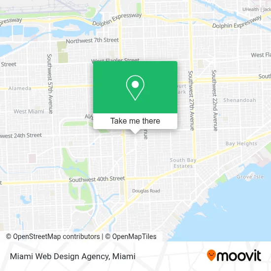 Miami Web Design Agency map