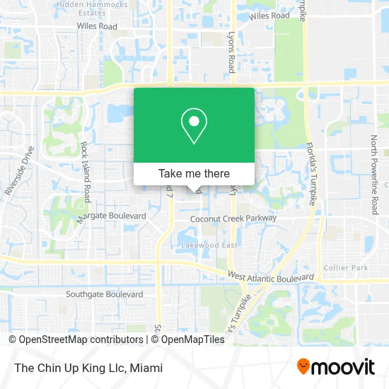 The Chin Up King Llc map