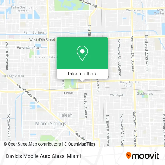 David's Mobile Auto Glass map