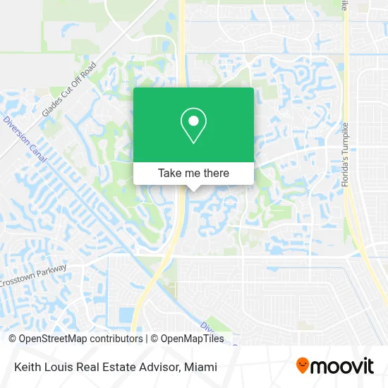 Keith Louis Real Estate Advisor map