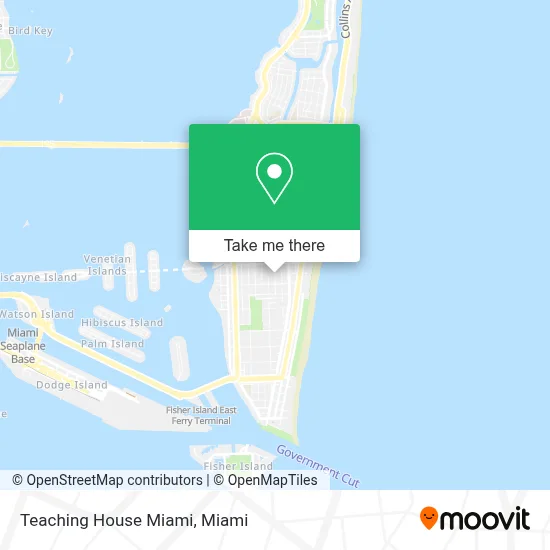 Teaching House Miami map