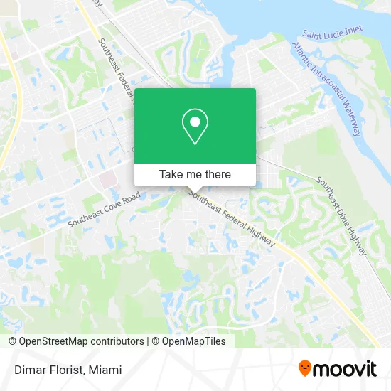 Dimar Florist map