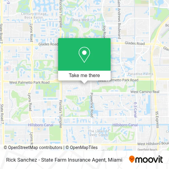 Rick Sanchez - State Farm Insurance Agent map