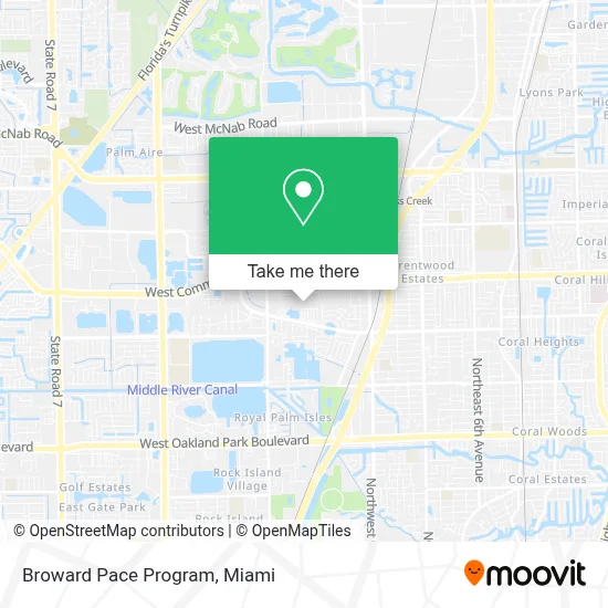 Broward Pace Program map