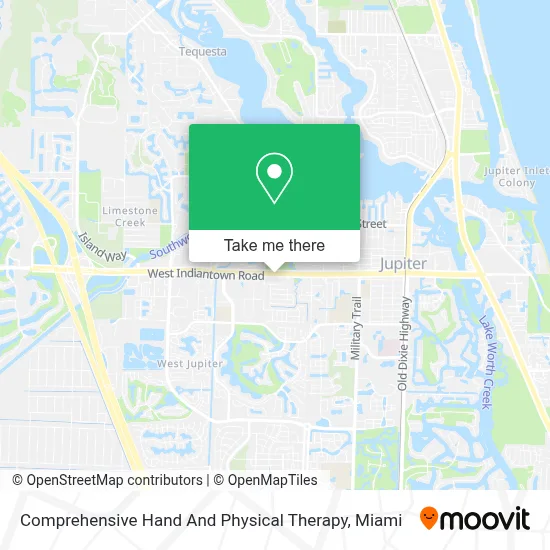 Comprehensive Hand And Physical Therapy map
