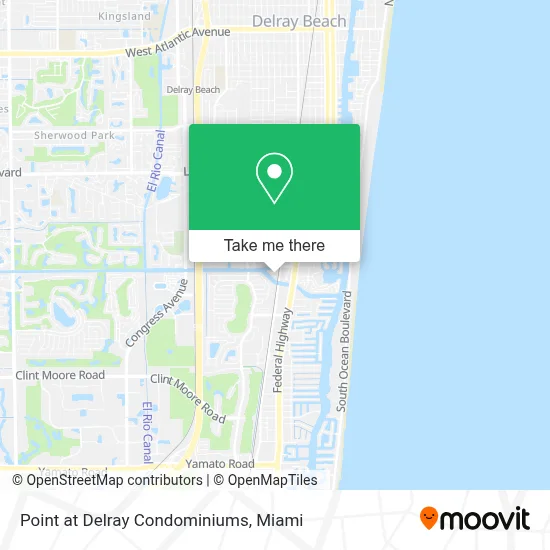 Point at Delray Condominiums map