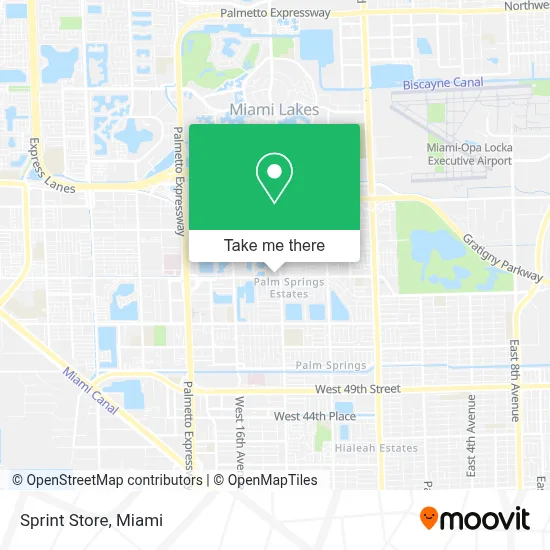 Sprint Store map