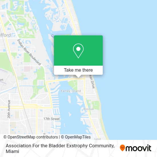 Association For the Bladder Exstrophy Community map