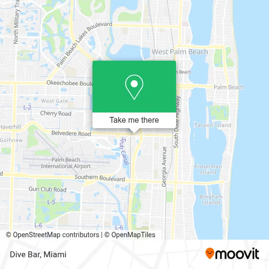 Dive Bar map