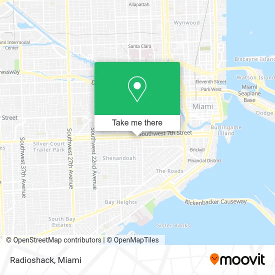 Radioshack map