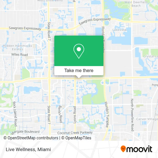Live Wellness map