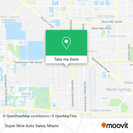 Super Nice Auto Sales map