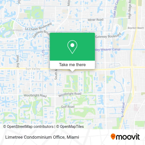 Limetree Condominium Office map
