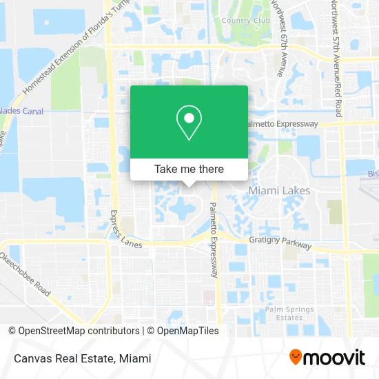 Canvas Real Estate map