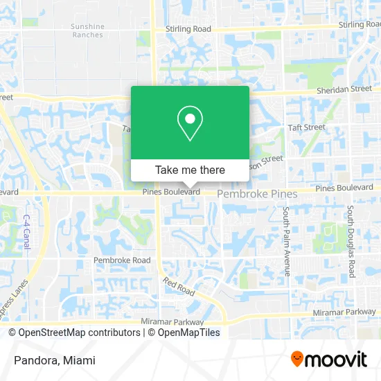 Pandora map