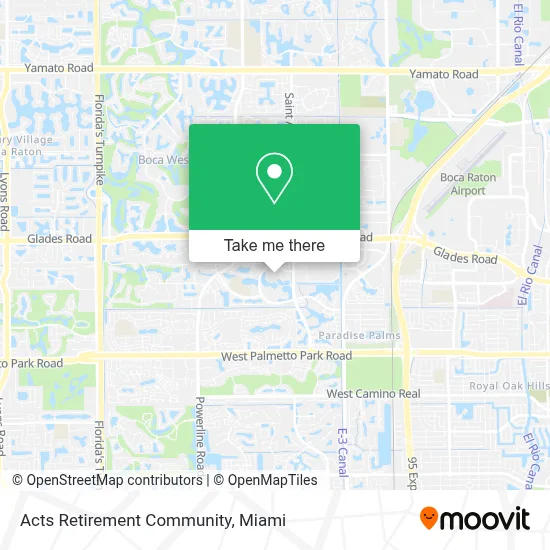 Acts Retirement Community map