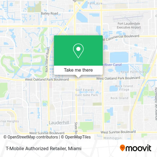 T-Mobile Authorized Retailer map