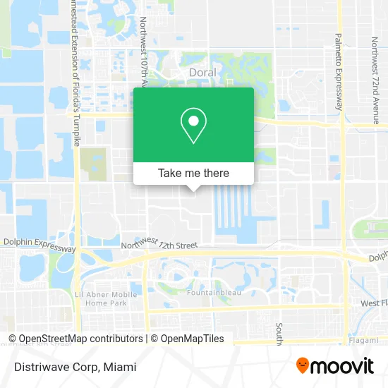 Distriwave Corp map