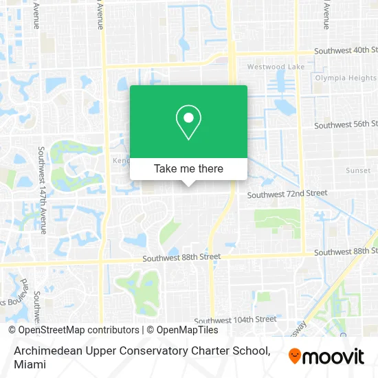 Archimedean Upper Conservatory Charter School map