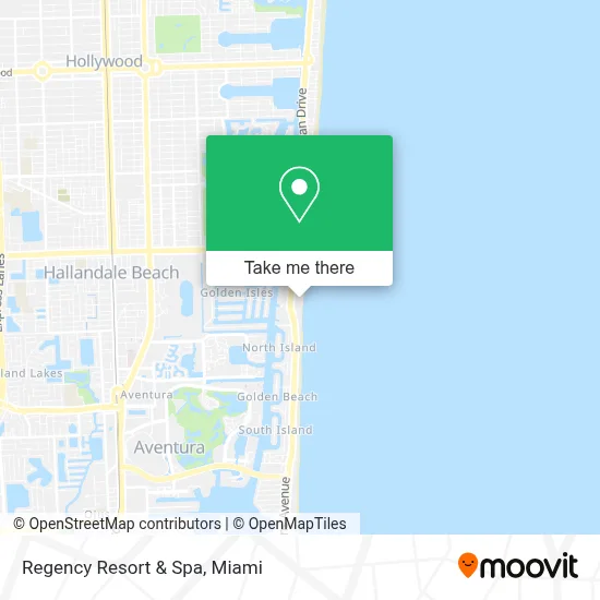 Regency Resort & Spa map