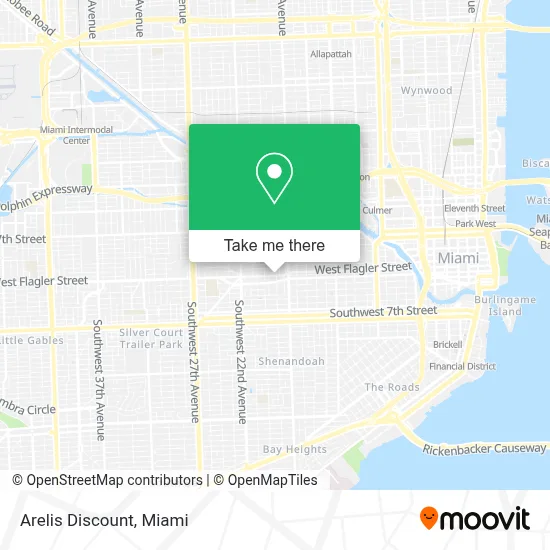 Arelis Discount map
