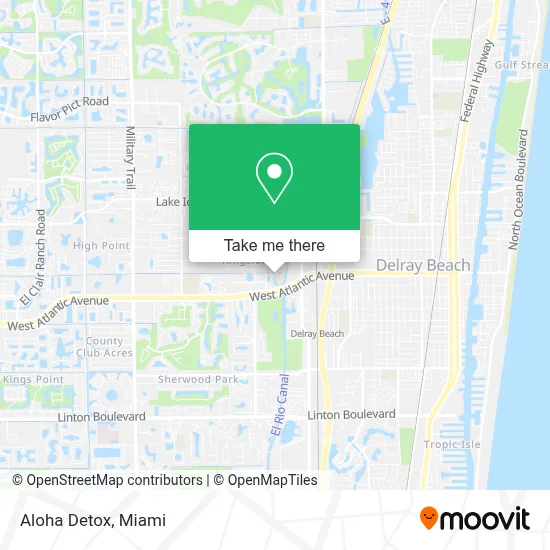 Aloha Detox map