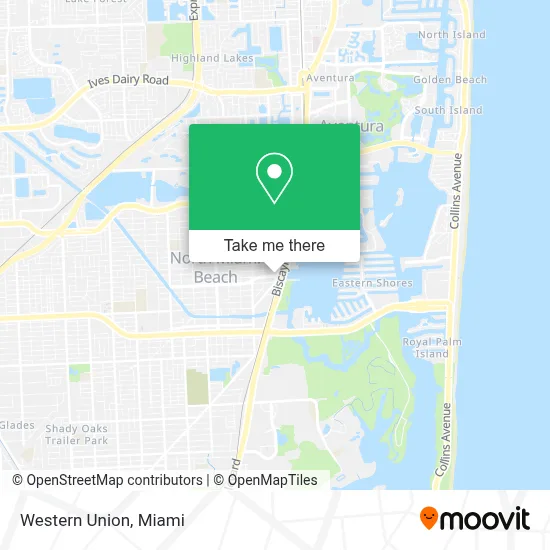 Western Union map