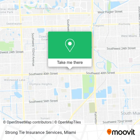 Strong Tie Insurance Services map