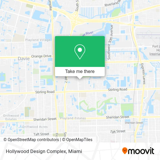 Hollywood Design Complex map