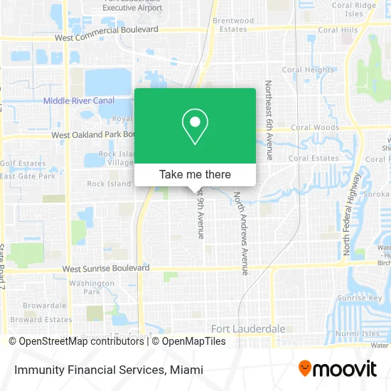 Immunity Financial Services map