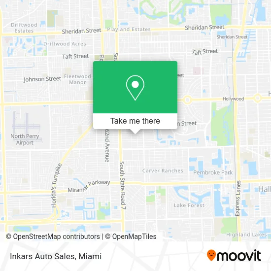Inkars Auto Sales map