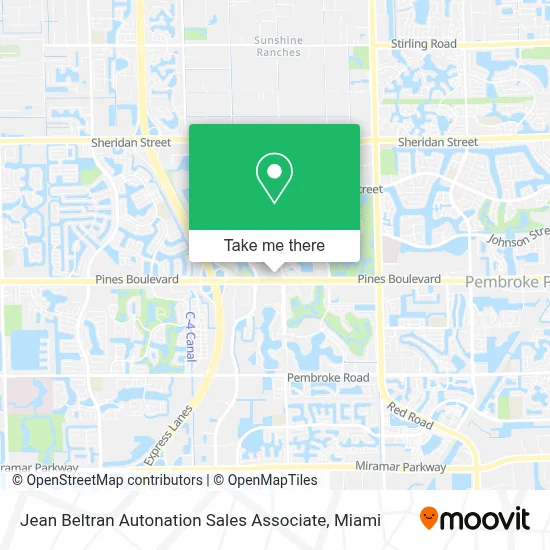 Jean Beltran Autonation Sales Associate map