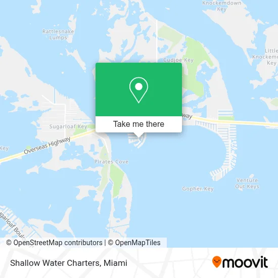 Shallow Water Charters map