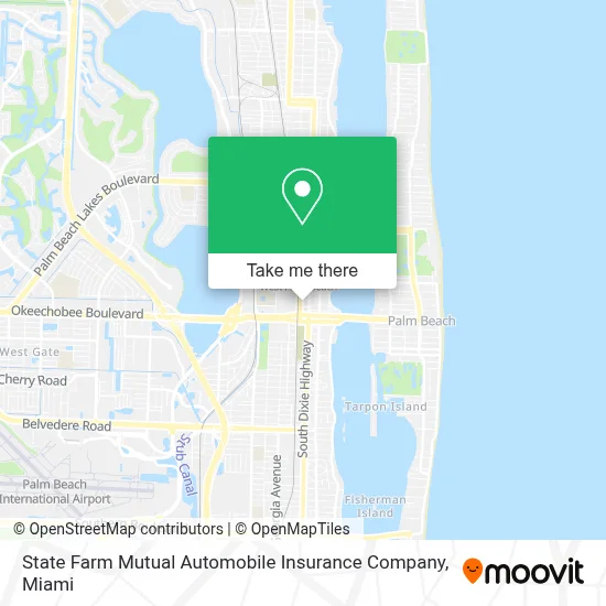State Farm Mutual Automobile Insurance Company map