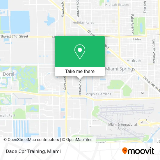 Dade Cpr Training map